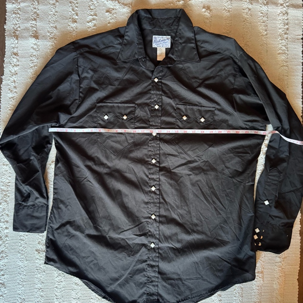 Rockmount Ranch Wear Men's Black Western Shirt